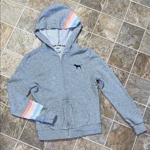 Victoria’s Secret PINK Pale Rainbow Hoodie XS